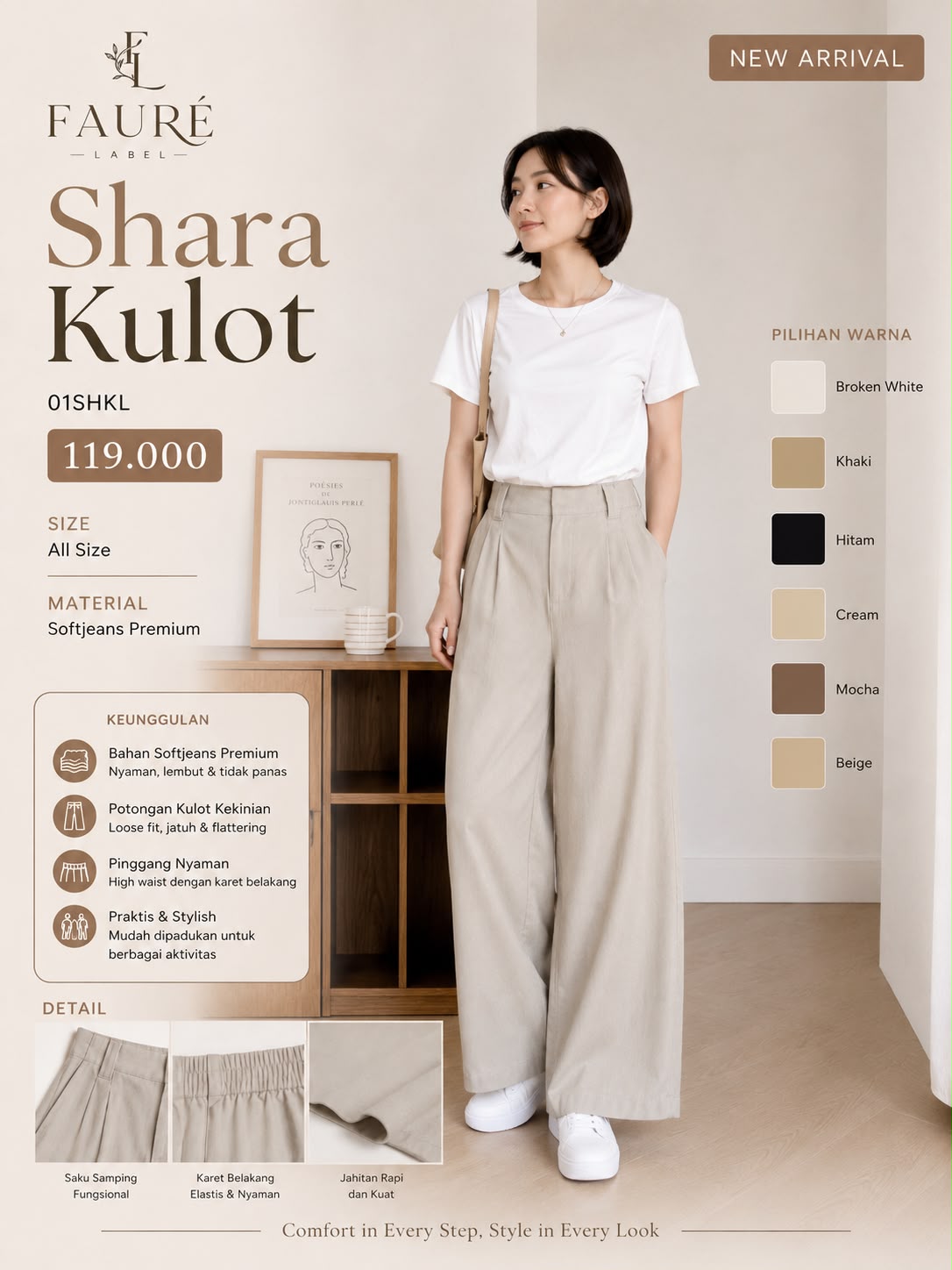 Shara Kulot Pants Earth Edition